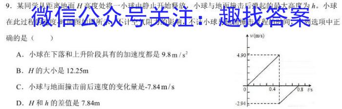 河北省2023-2024学年度第一学期八年级期中质量监测f物理