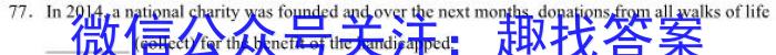 安徽省2024届同步达标自主练习·九年级第二次（期中）英语