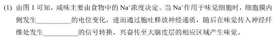 山西省2023~2024上学年九年级期中阶段评估卷(24-CZ31c)生物