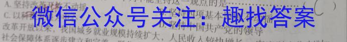 安徽省霍邱县2023-2024学年度九年级第一学期期中考试政治试卷d答案