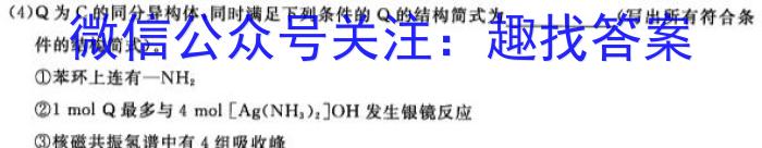 3九师联盟 河南省中原名校联盟2024届高三上学期12月教学质量检测化学试题