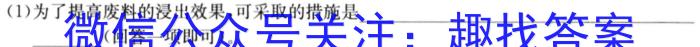 q山西省2023-2024学年第一学期九年级期中学业水平质量监测化学