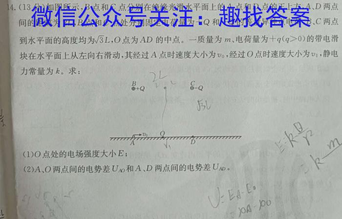 安徽省2023-2024学年度九年级上学期阶段性练习（二）f物理