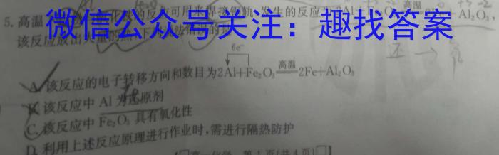 3安徽省2023-2024学年七年级上学期学业水平监测(12月)化学试题