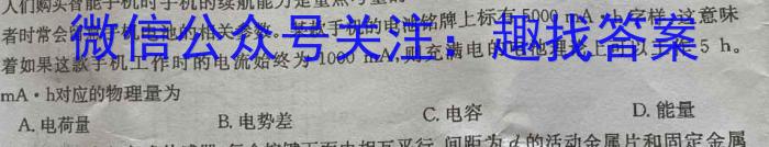 甘肃省2023-2024学年高二第一学期联片办学期中考试(11月)物理`