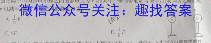 陕西省2023-2024学年度上学期九年级期中学科素养检测（A）f物理