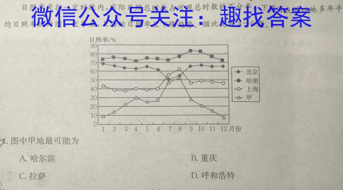 韩城市2023-2024学年度第一学期高二期中质量检测&政治