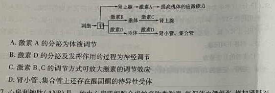 山西省2023~2024学年度九年级上学期阶段评估（三）生物