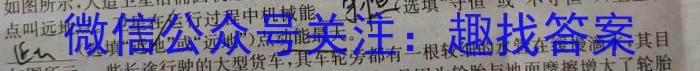 江西省2024届九年级同步单元练习（二）q物理