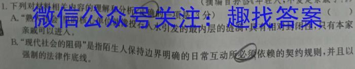 芜湖市2023-2024学年度高一年级第一学期期中普通高中联考试卷/语文