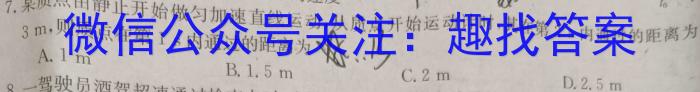 河南省2023-2024学年度第一学期八年级期中测试卷q物理