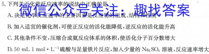 q江西省2024届九年级期中考试11月联考化学