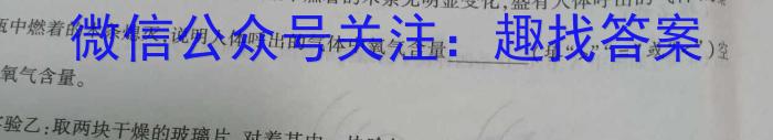 q陕西省2023-2024学年度第一学期九年级期中调研（Y）化学