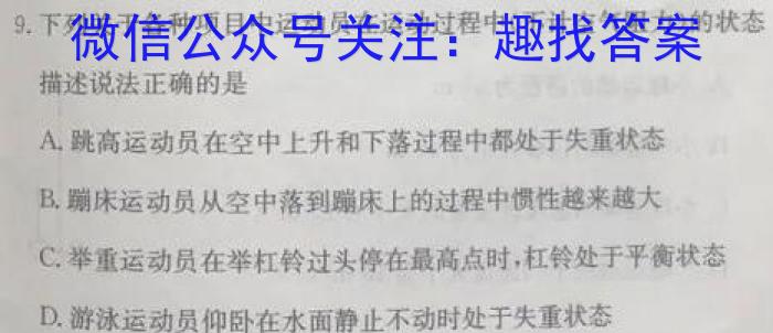 2023-2024学年湖北省高二考试11月联考(24-154B)f物理