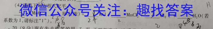 q温州市普通高中2024届高三第一次适应性考试（11月）化学