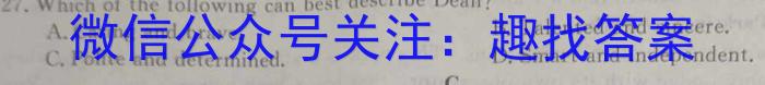 江西省2024届九年级第二次阶段适应性评估【R-PGZX A-JX】英语