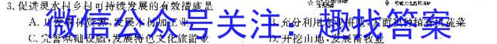 河南省2024年九年级「决战中招」模拟试卷&政治