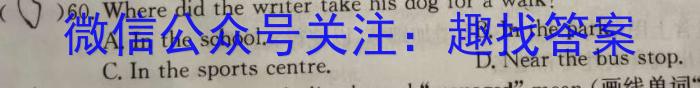 学林教育 2023~2024学年度九年级第一学期调研检测英语