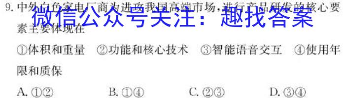 安徽省2023-2024学年八年级第二学期期中教学质量检测&政治