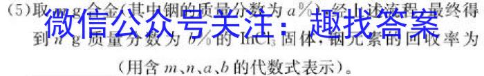 f陕西省2023-2024学年度上学期九年级期中学科素养检测（A）化学