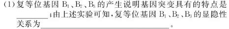 2024届江西省高三试卷10月联考(Θ)生物