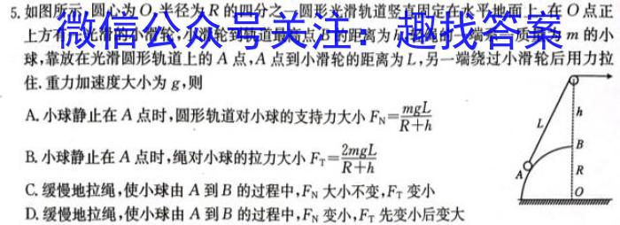 ［陕西大联考］陕西省2024届高三10月联考（10.27）q物理