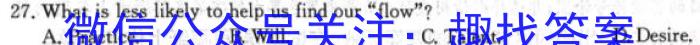 2023年11月高二A佳教育 湖湘教育三新探索协作体 期中联考英语