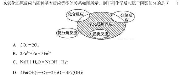 12023-2024辽宁省高二试卷12月联考(24-LN05B)化学试卷答案