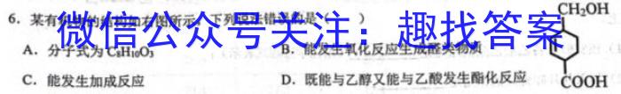 q陕西省2023秋季九年级第二阶段素养达标测试（A卷）基础卷化学