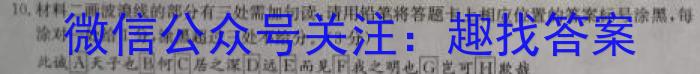 雅礼中学2024届高三摸底考试（11月）语文