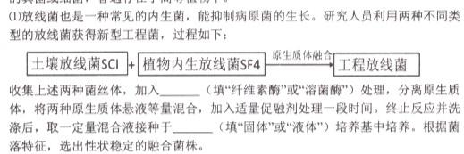 2024届Z20名校联盟（浙江省名校新高考研究联盟）高三第二次联考生物学试题答案