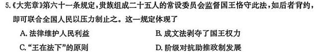 江西省瑞昌市2023-2024学年度上学期九年级期中考试试卷政治s