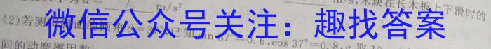 2024年普通高等学校全国统一模拟招生考试新未来高二12月联考物理试卷答案