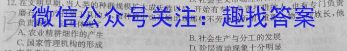 2023-2024学年开封市五县联考高二期中考试历史试卷