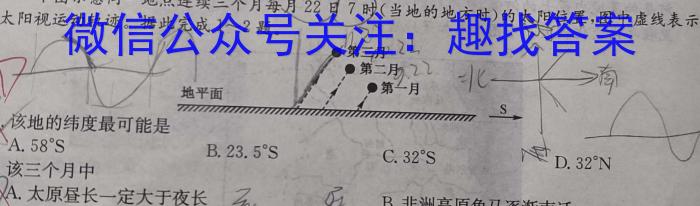 [今日更新]天壹联盟 2024年普通高中学业水平选择性考试冲刺压轴卷(二)2地理h