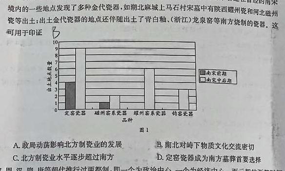 ［独家授权］安徽省2023-2024学年八年级上学期教学质量调研三历史试卷答案