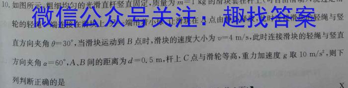 安徽省2024届九年级阶段诊断（三）物理试题答案