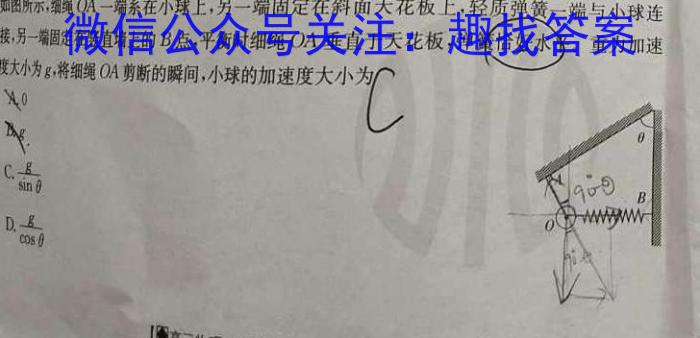 ［甘肃大联考］甘肃省2024届高三年级上学期12月联考l物理