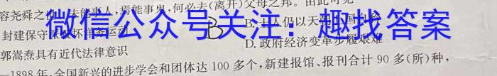 名校联考 2024届高三总复习·月考卷(三)历史