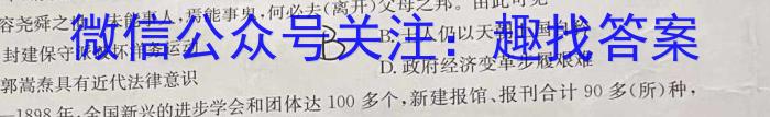 江西省“三新”2023年高一12月份联考（☆）历史