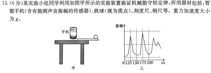 衡水金卷先享题分科综合卷2024全国卷物理试题.