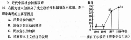 ［江西大联考］江西省2024届高三11月联考政治s