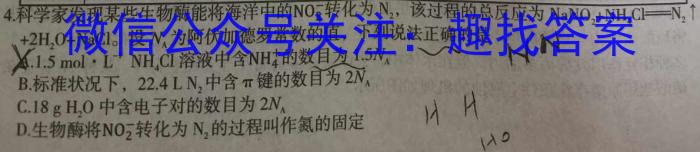 32023-2024学年云南省高三12月联考(24-199C)化学试题
