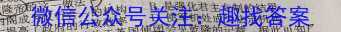 ［新乡一模］2024年新乡市高三年级第一次模拟考试历史