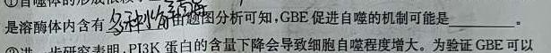 陕西省2023-2024学年度九年级第一学期第三阶段创新作业生物学部分