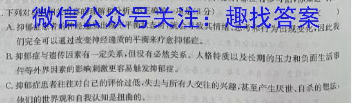 江苏省百校联考高三第二次考试(24-209C)/语文