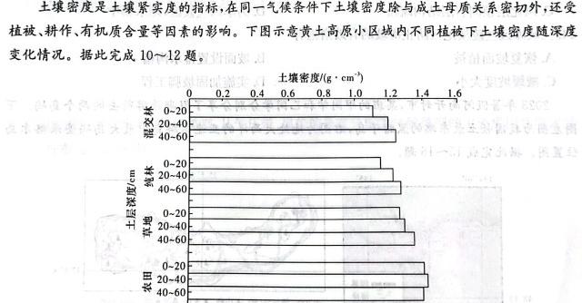 [新余一模]江西省2023-2024学年度高三第一次调研考试地理试卷l