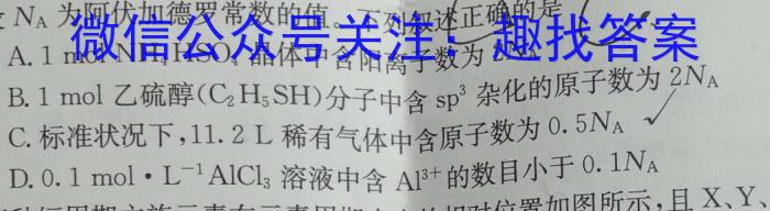 q河北省石家庄市赵县2023-2024学年度第一学期期中学业质量检测八年级化学