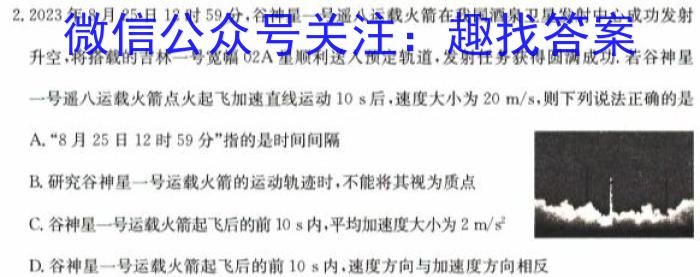 河北省2023年NT20名校联合体高一年级12月考试l物理