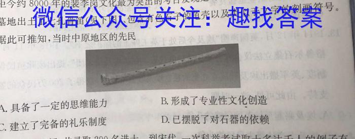 广西国品文化 2023~2024学年新教材新高考桂柳模拟金卷(三)历史试卷